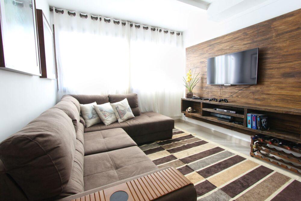 Wohnzimmer mit lowboard